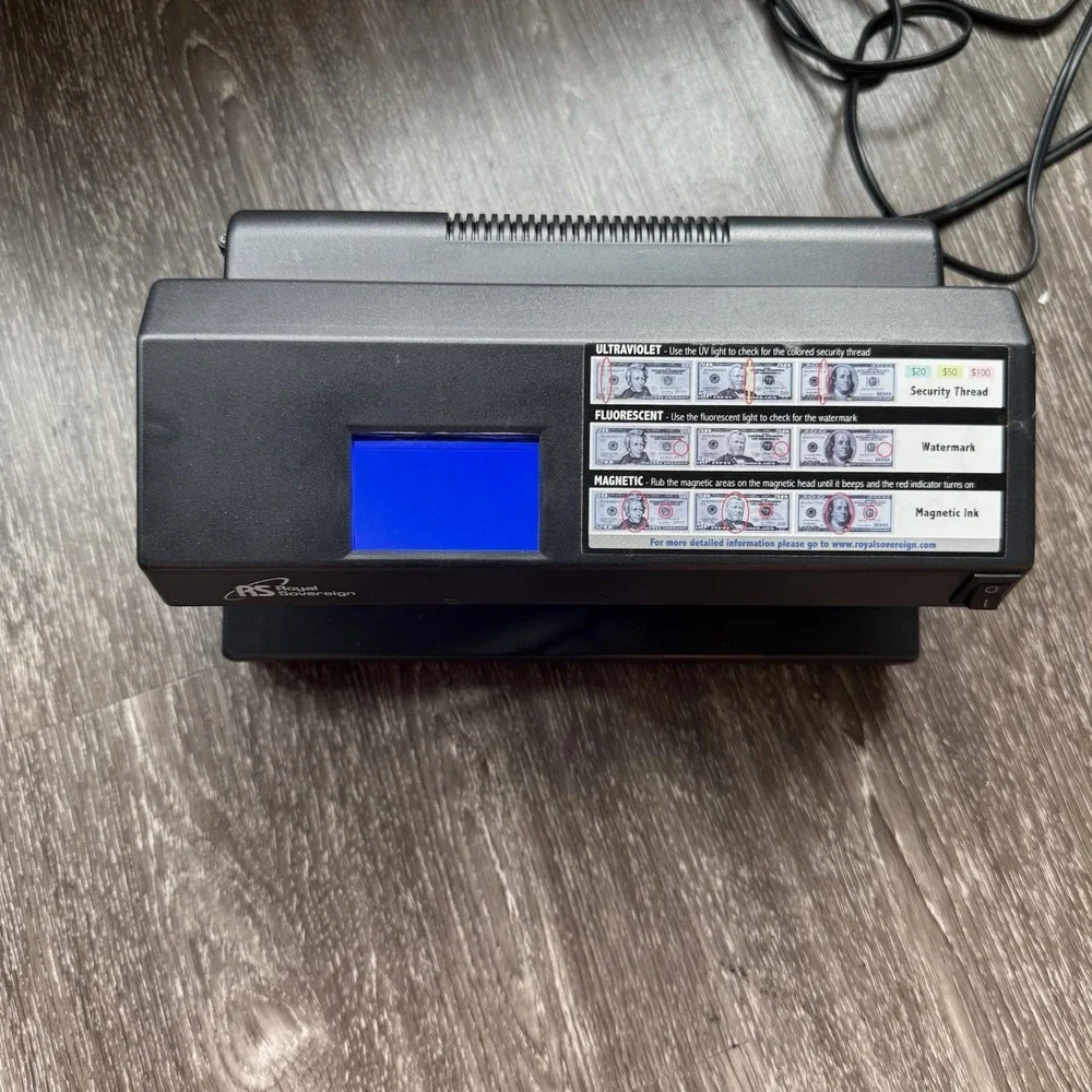 Royal Sovereign Three-Way Countertop‎ Counterfeit Detector RCD-2000